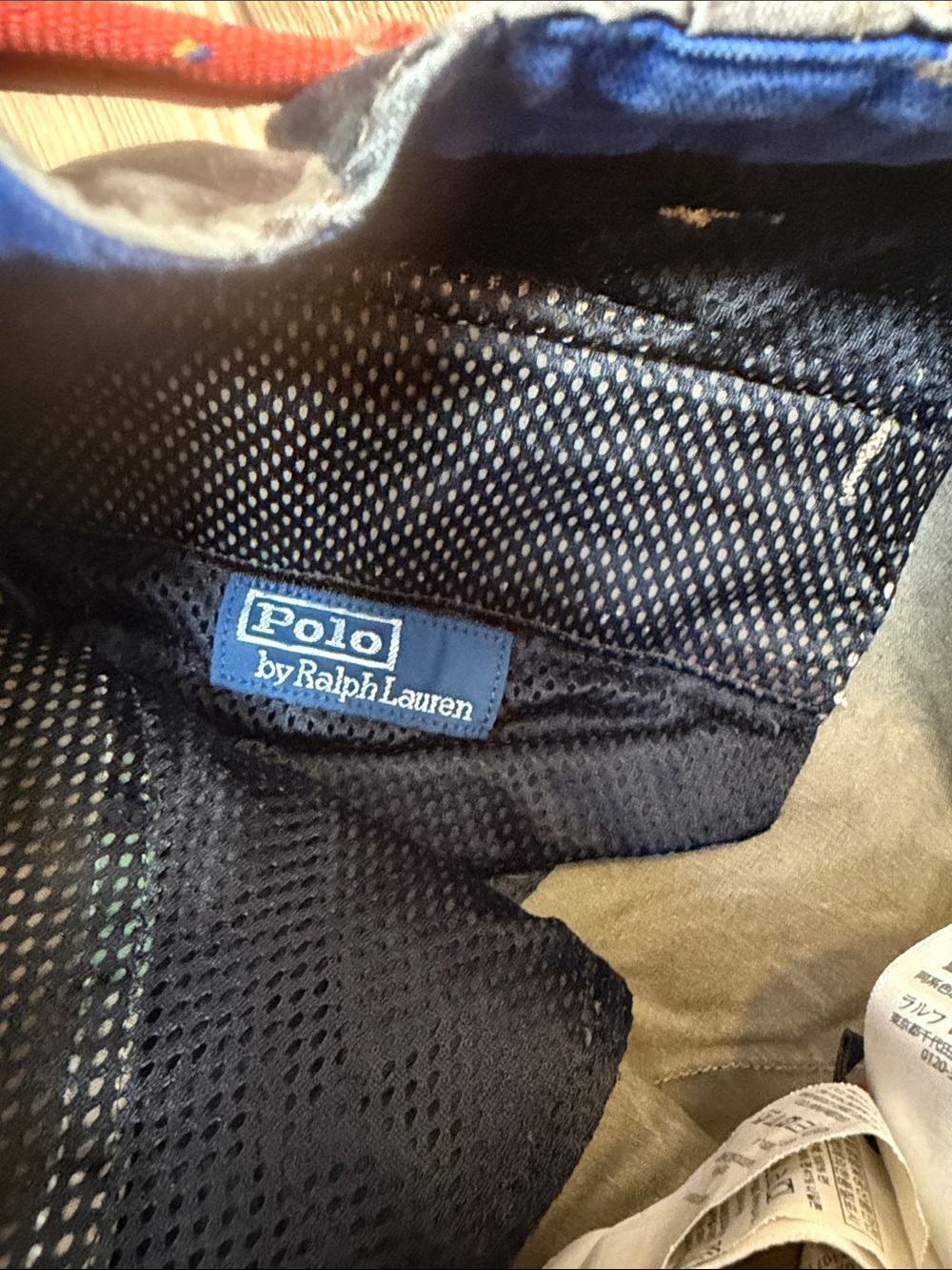Polo by Ralph Lauren Camo Cargo Jeans with Black Panels and Yellow Patch - Picture 2 of 5